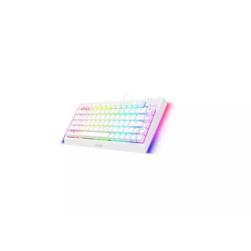 Mechanisch gamingtoetsenbord Razer BlackWidow V4 75% USB QWERTY US-Engels wit