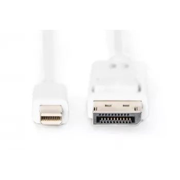 DisplayPort-verbindingskabel Digitus AK-340102-010-W