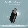 LogiLink BT0048A USB-C Bluetooth 5.3-adapter, 20 m bereik, zwart