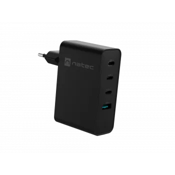 NATEC NUC-2234 oplader voor mobiele apparaten laptop, smartphone zwart AC snelladen binnen