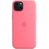 Apple MWNE3ZM/A iPhone 15 Plus siliconen hoesje met MagSafe, roze