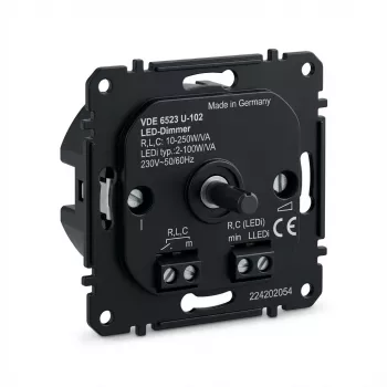 BUSCH JAEGER inzetstuk - dimmer draaibediening 100W/VA - UP