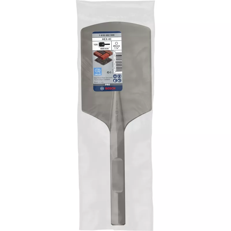 Bosch 1 618 662 000 zeskantschacht-platbeitel, 135 x 400 mm