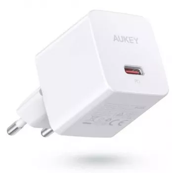 Mini-netlader PA-Y20S wit 1xUSB-C 20W PD Power Delivery