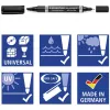 Permanentmarker Staedtler Lumocolor permanent duo 348 B zwart 1 stuk