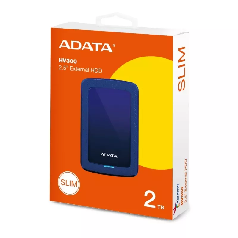 ADATA HV300 externe harde schijf 2 TB USB 3.2 Gen 1 (3.1 Gen 1) blauw