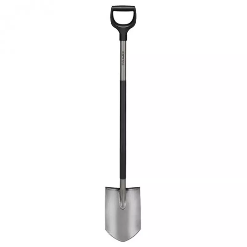 Fiskars ergonomische spade, grijs (1067511)