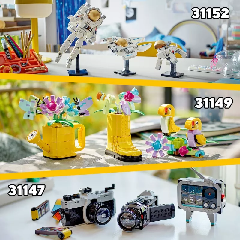 LEGO Creator bloem in gieter 31149 — bouwbaar bloemmodel, 420 onderdelen, 120×150×130 mm