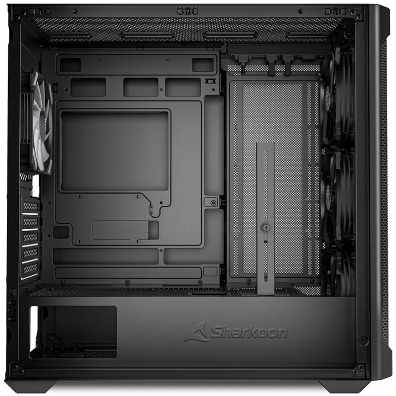Sharkoon MK4W RGB Strip micro tower zwart