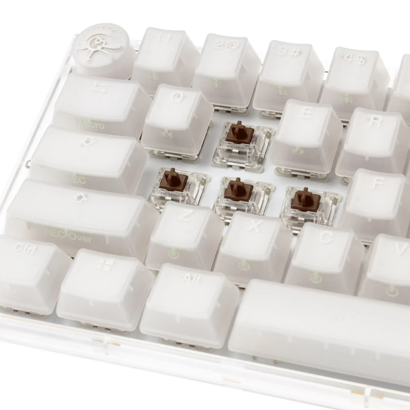 Ducky One 3 Aura wit Mini toetsenbord gaming USB QWERTY US International