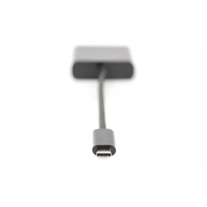 DIGITUS DA-70853 USB-C-naar-VGA-adapter, Full HD 1080p, zwart