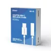 USB Type 3.1 C (M) – jack 3,5mm (F) audioadapter wit SAVIO AK-51
