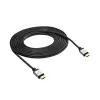 Akyga AK-HD-100P HDMI-2.0-kabel, omvlochten, PRO-serie, 10 m, zwart