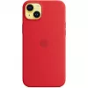 Apple iPhone 14 Plus Siliconenhoesje met MagSafe – (PRODUCT)RED