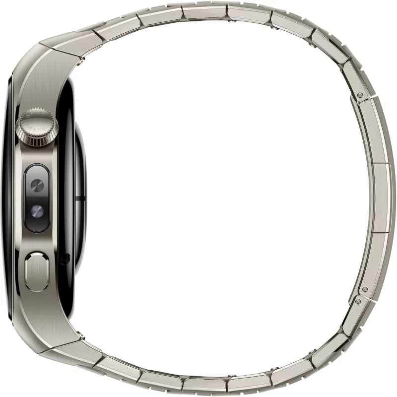 Smartwatch HUAWEI WATCH 5, 1,5 inch AMOLED, 466×466, 46 mm titanium behuizing, Wi-Fi, GPS, zilver
