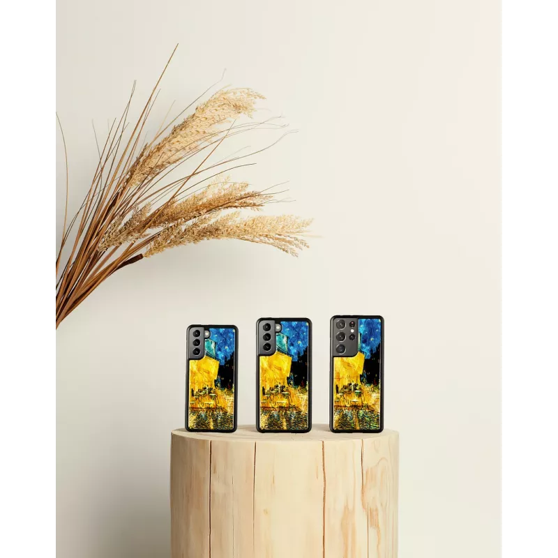 Beschermhoes iKins voor Samsung Galaxy S21+ — zwart