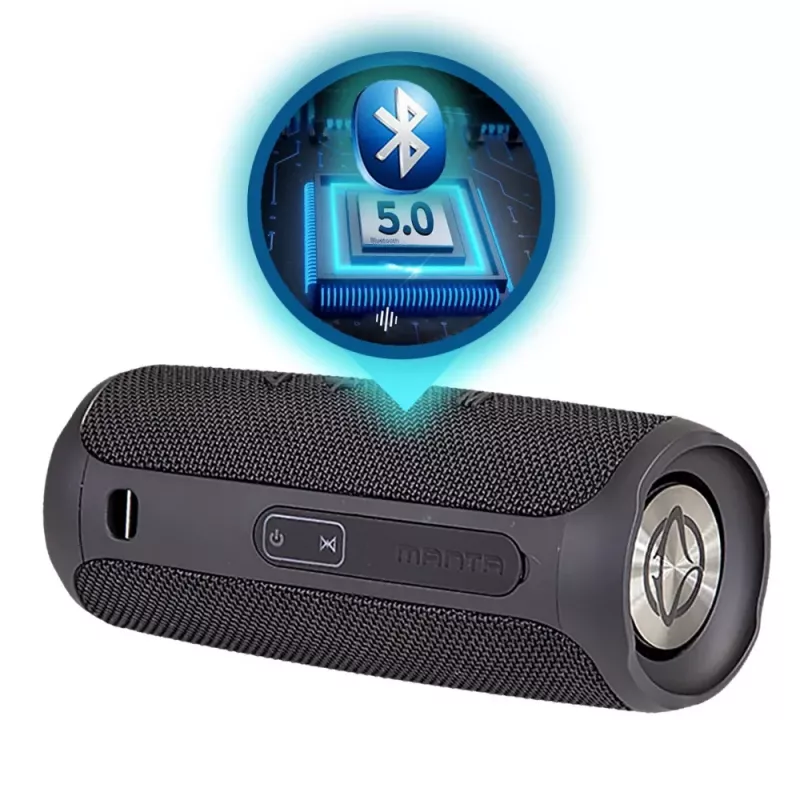 Manta SPK130GO BT draagbare Bluetooth-speaker, blauw