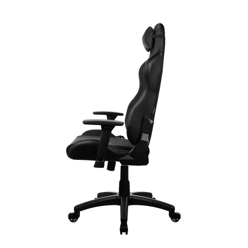 Console-gamingstoel Arozzi Avanti Dark Grey SoftFabric — gevoerde zitting, max. belasting 120 kg