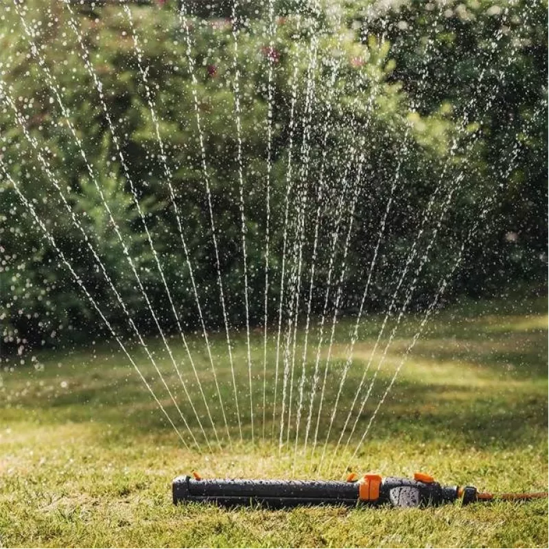 Fiskars 1027028 sproeier oscillerende sproeier zwart, oranje
