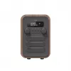 Denver DAB-48 grijs persoonlijke digitale radio grijs, hout