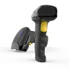 Draadloze barcodescanner QOLTEC 50856 – 1D- & 2D-draadloos handapparaat, USB-interface, ABS-behuizing, 170×62×100 mm, 203 g