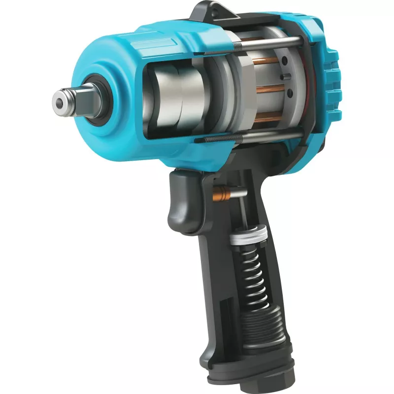 Twin Turbo slagmoersleutel 9013TT, 3/4 (zwart/blauw, loskoppel 4.100 Nm)