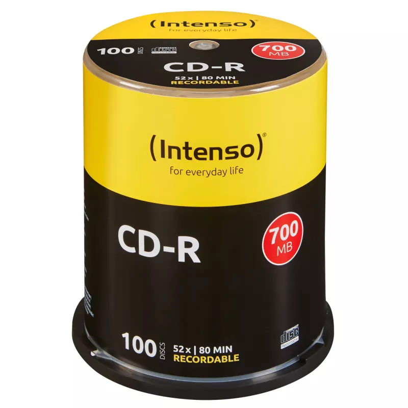 CD-R Intenso 700MB 52x 100 stuks