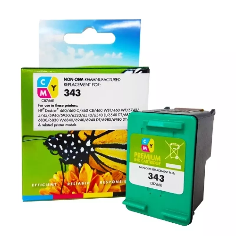 Static Control Compatibel Hewlett-Packard 343 (C8766EE) tricolor, 260 pagina's