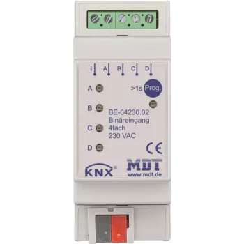 MDT BE-04230.02 binaire ingang 4-voudig, 2TE, REG (BE-04230.02)