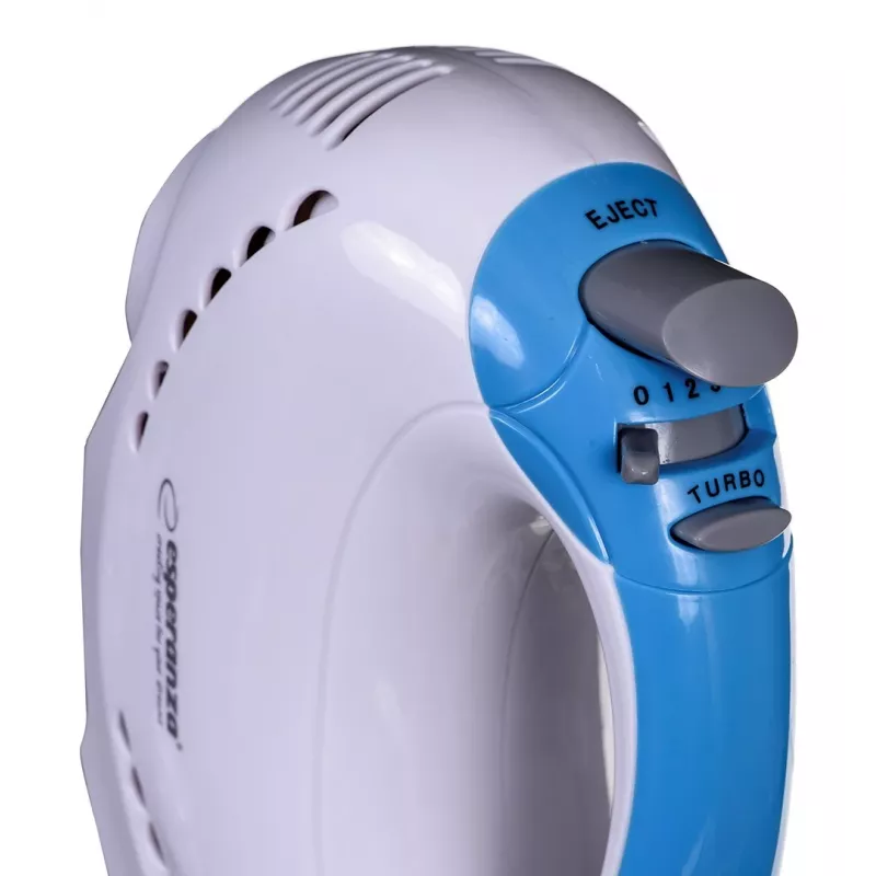 Esperanza EKM010 handmixer 300 W lichtblauw, wit