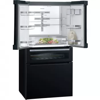 Siemens KF96RSBEA side-by-side koelkast vrijstaand 572 L zwart