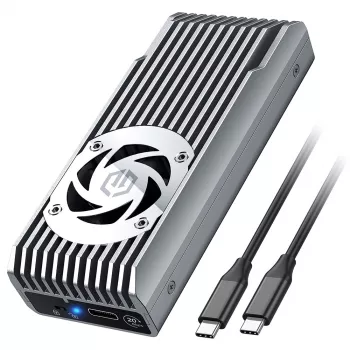 GrauGear externe behuizing M.2 NVMe met ventilator 20Gbit - stationbehuizing - behuizing (G-M206-20G-F)