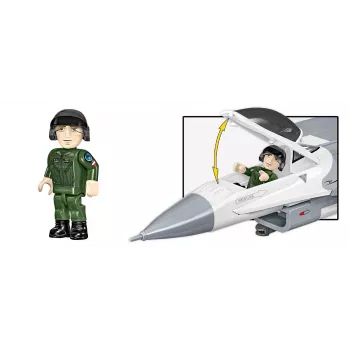 Constructieset Cobi F-16C Fighting Falcon – 463 onderdelen, modelbouwpakket op schaal