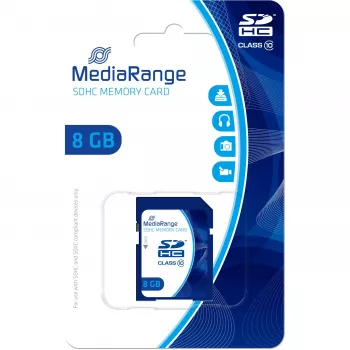 Geheugenkaart MediaRange 8 GB SDHC Class 10 MR962