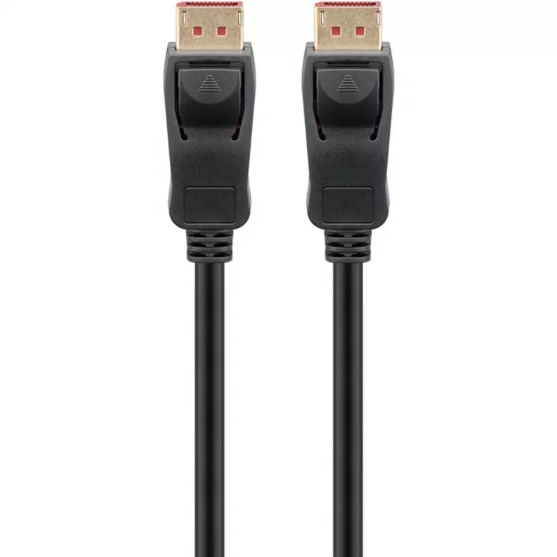 DisplayPort 2.1-kabel, gecertificeerd, 16K @ 60Hz, 80 Gbit/s (zwart, 1 meter, VESA-certificering)