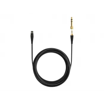 Rechte vervangende audiokabel voor Beyerdynamic Pro X koptelefoons, zwart