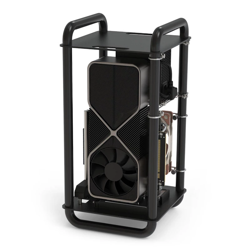 Computerbehuizing Streacom DA6 XL Mini-ITX zwart
