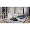 Bedrade verwarmde gaming-muis ActiveJet AMY-W390 — dubbelhandig, optisch 2000 DPI, USB Type-A, 4 knoppen, zwart