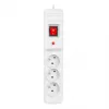 Stekkerdoos ARMAC Multi M3 met 3 stopcontacten en 5 m kabel, grijs