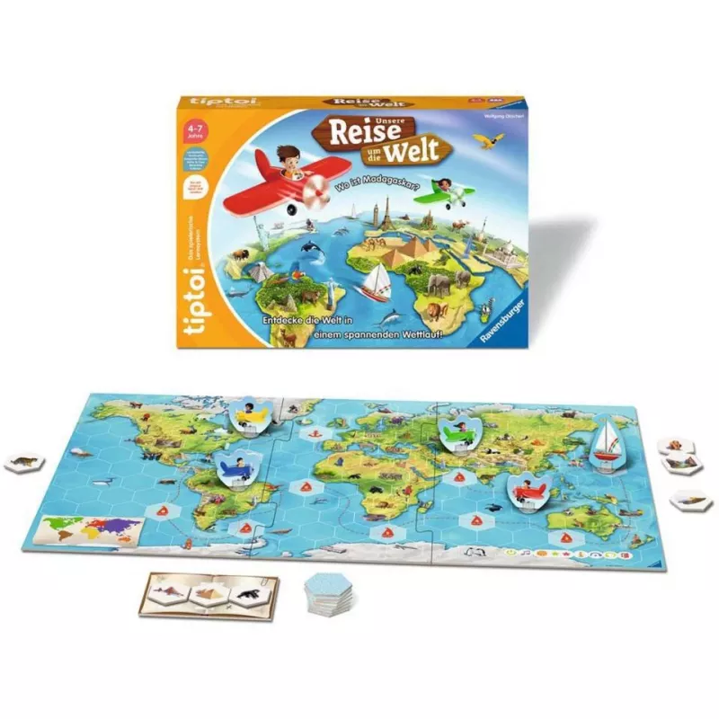tiptoi Unsere Reise um die Welt, bordspel