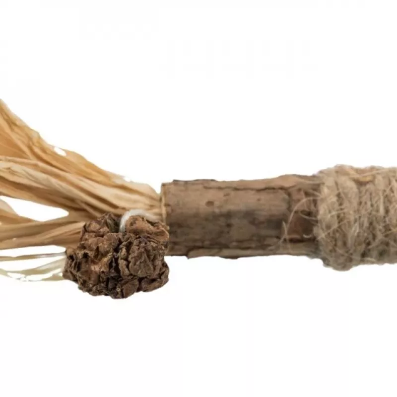 Kattenhengel Trixie TX-42435 Matatabi met kwastjes, hout 240 mm, jute