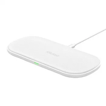 Draadloze oplader CHOETECH T535-SB Fast Dual 18W – Qi-laadpad voor twee apparaten