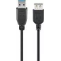 Goobay USB-verlengkabel USB 3.0 m zwart - USB-3.0-stekker type A> USB-3 (74149)