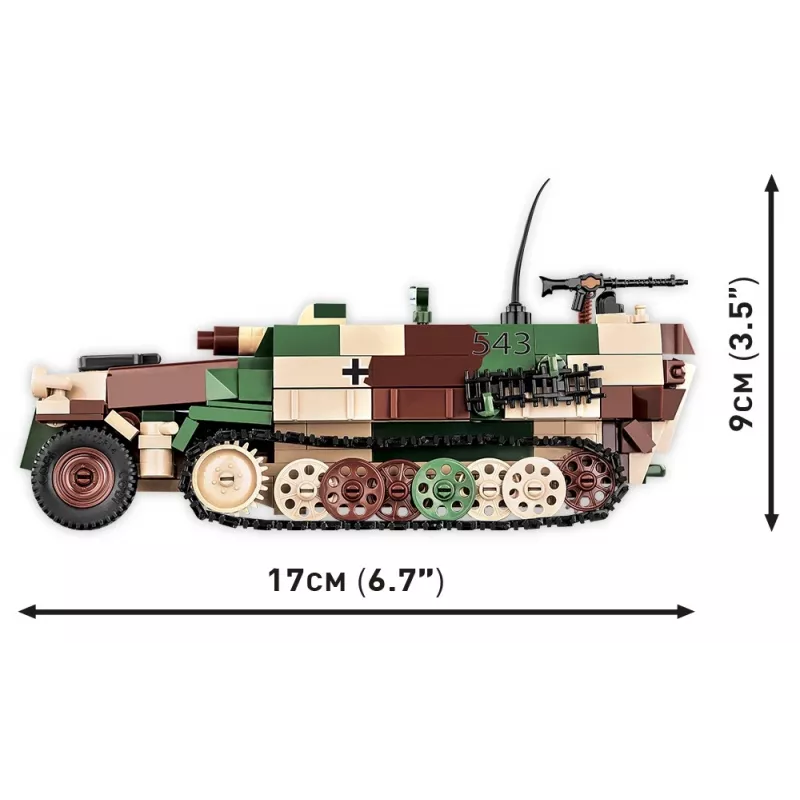 Sd.Kfz. 251/9 Stummel, constructiespeelgoed