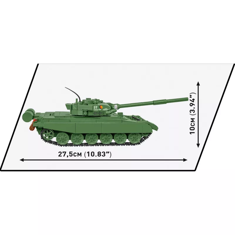 Bouwsteenset COBI T-72 Oost-Duitsland/Sovjet 680 onderdelen