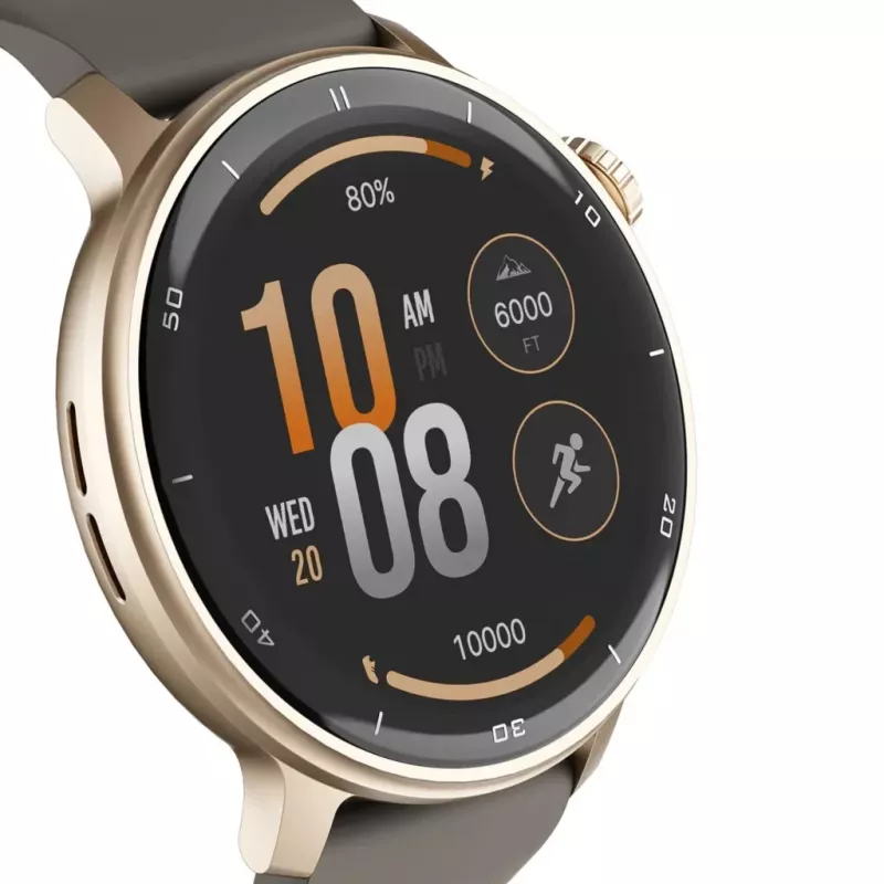Smartwatch Stelio STSWA101GD Activ GPS 46 mm goud — 46 mm GPS-smartwatch, gouden behuizing