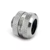 XSPC connector G1/4 naar 14mm hardtube, chroom - 8 stuks