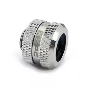 XSPC connector G1/4 naar 14mm hardtube, chroom - 8 stuks