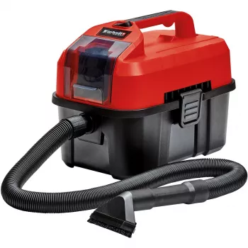 Nat-droogzuiger Einhell TE-VC 18/10 Li-Solo 10 L zwart rood
