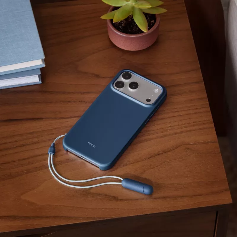 Beats iPhone 17 Pro Max kickstand case met MagSafe en camerabediening - Bedrock Blue